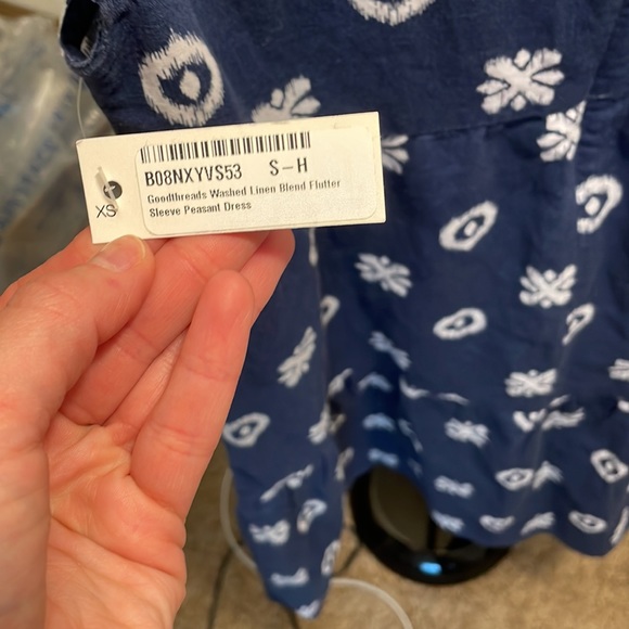 🎀NWT goodthreads Vneck mini dress XS 224 - Picture 5 of 5